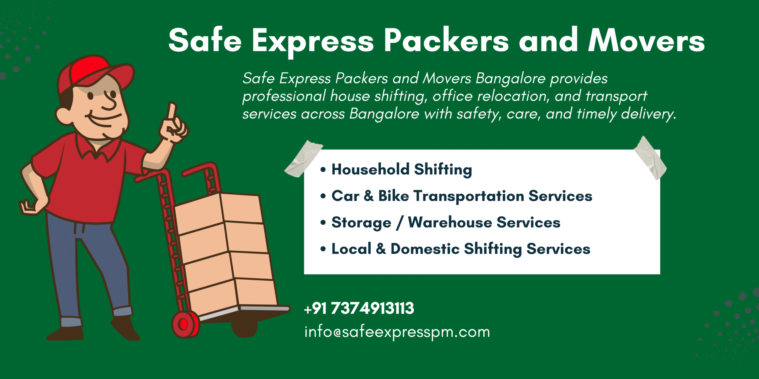 Safe Express Packers and Movers Bangalore